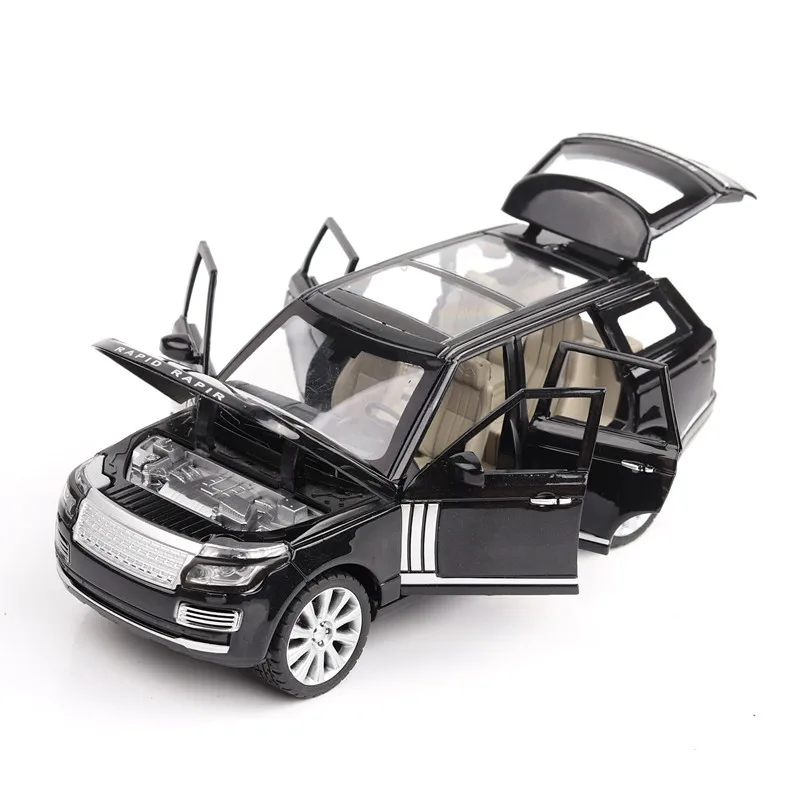 Игрушечный автомобиль из 1:24 сплава Range Rover SUV моделирование звук и светильник