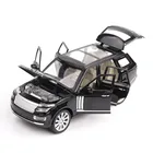 Игрушечный автомобиль из 1:24 сплава Range-Rover SUV, моделирование, звук и светильник, дверь, оттягивается, детская Игрушечная модель автомобиля, игрушки, транспортные средства, подарок