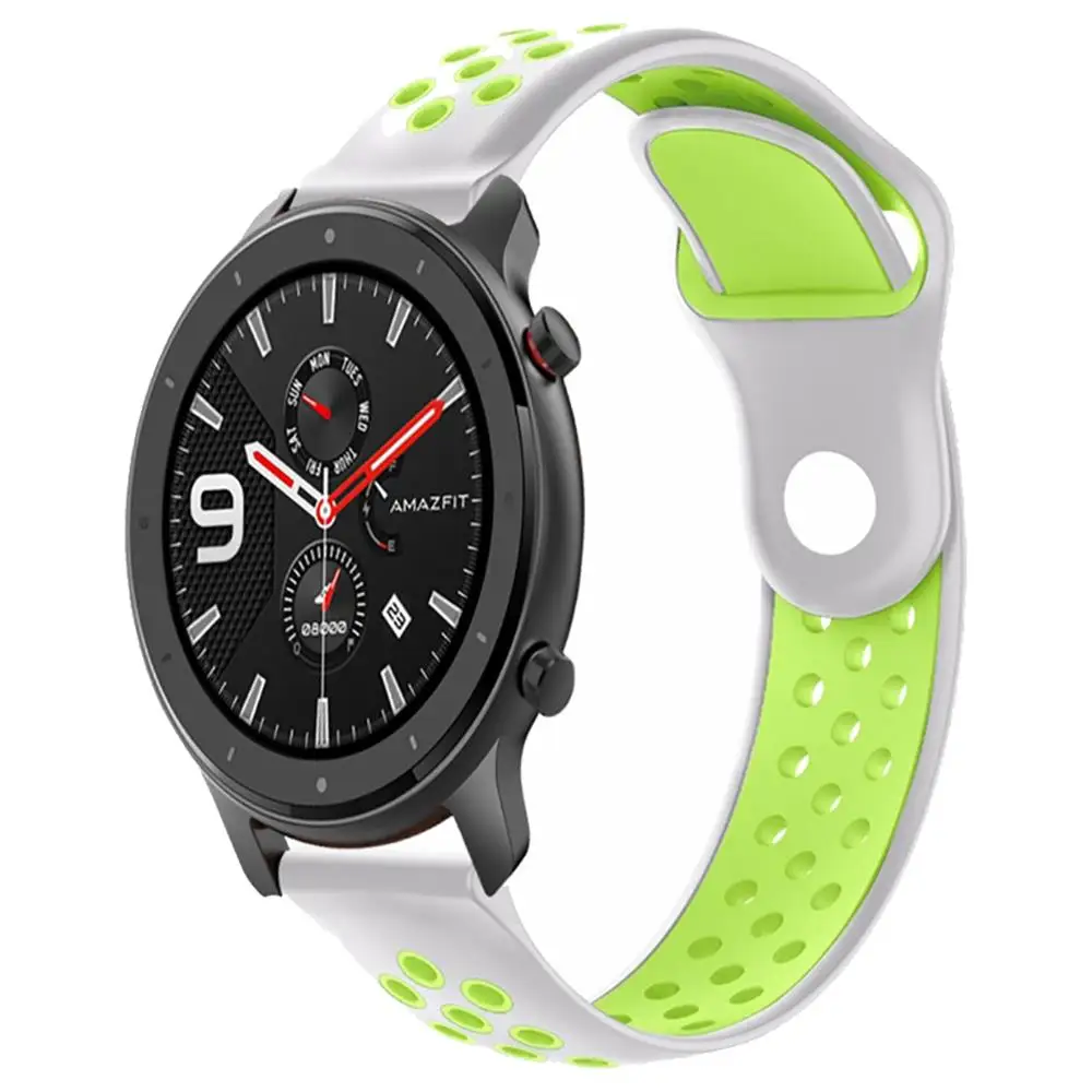 Сменный Смарт-часы Huami Amazfit GTR с силиконовой обратной пряжкой и двойным цветным