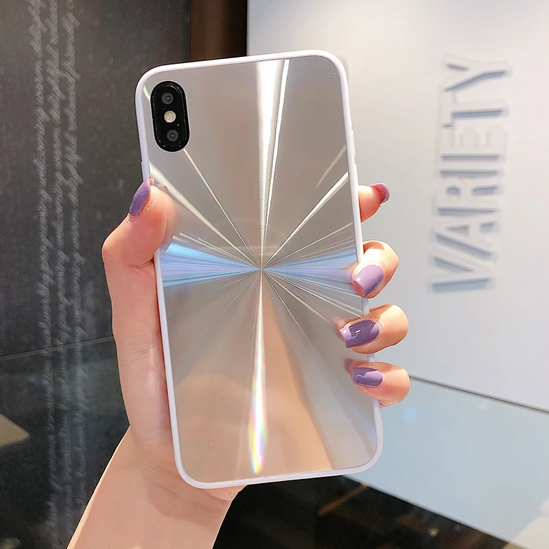 Голографический чехол LOVECOM для iPhone 11 Pro Max XR X XS 7 8 6S Plus SE 2020 мягкий акриловый