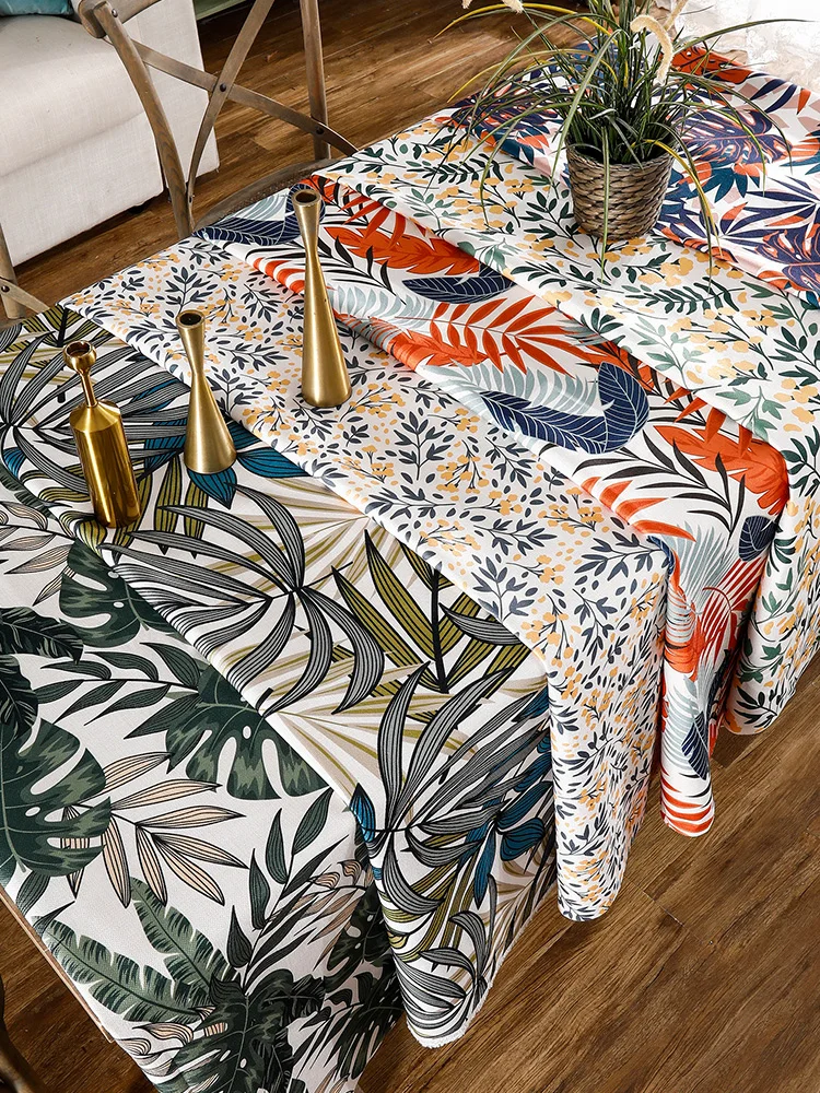 100cm*180cm/Piece Cotton And Linen Plant Printing Fabric Cloth Sofa Tablecloth Curtain Bag DIY Handmade Material | Аксессуары для