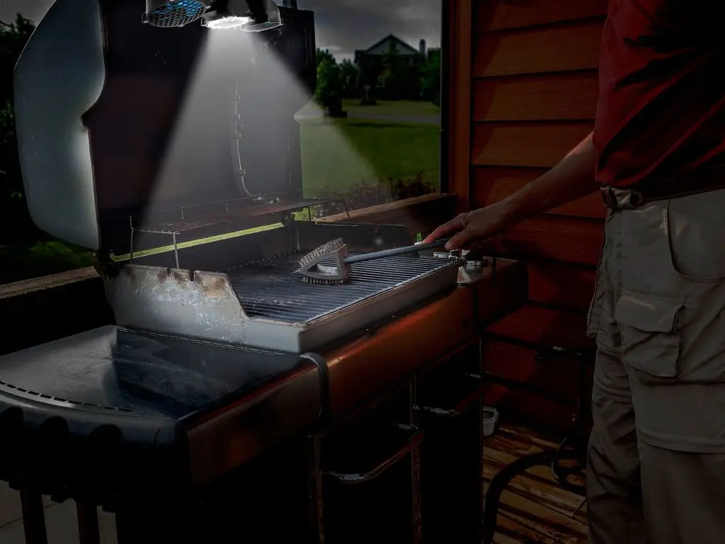 Портативная/Регулируемая подсветка для гриля и барбекю с 12 светодиодами| |