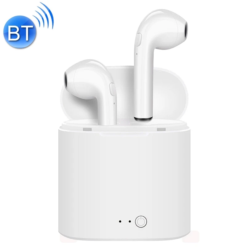 Беспроводные наушники i7s TWS Bluetooth Air мини стерео вкладыши гарнитура с зарядным