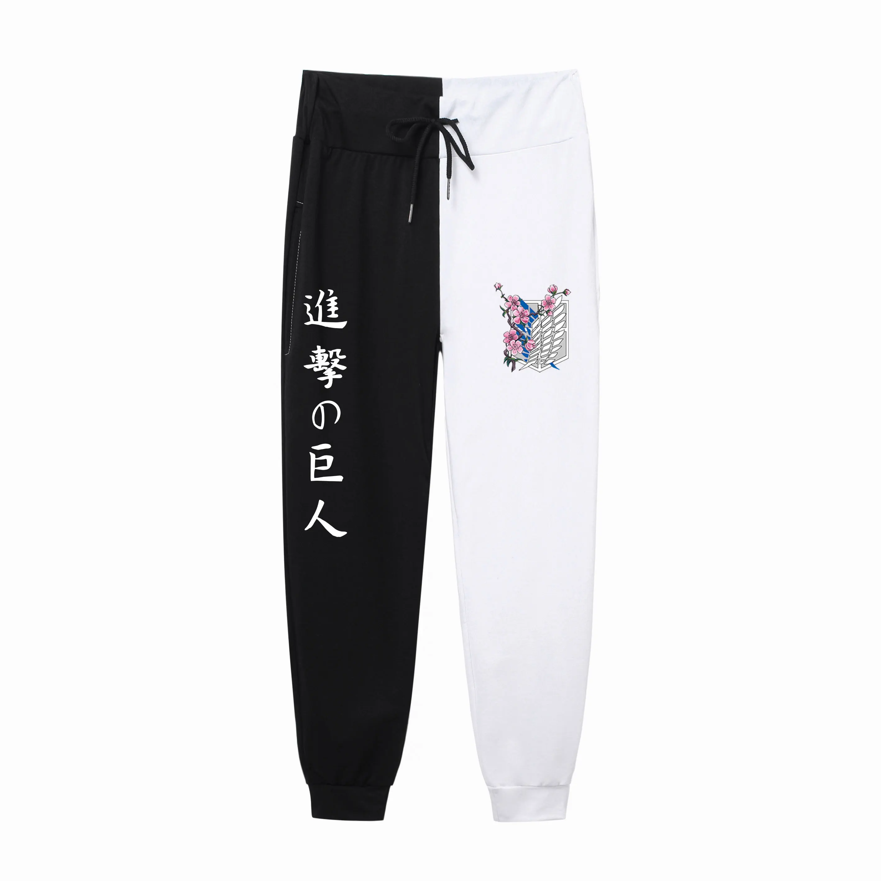 

Japanese anime Attack on Titan print PatchworkPants Harajuku Men's Pants Joggers Male Trousers Casual Sweatpants sweatpants