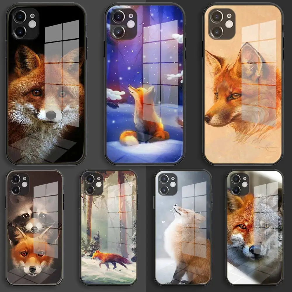 Мягкий силиконовый стеклянный чехол для iPhone 13 12 11 Pro X XS Max XR 8 7 6 Plus SE 2020 S черный с