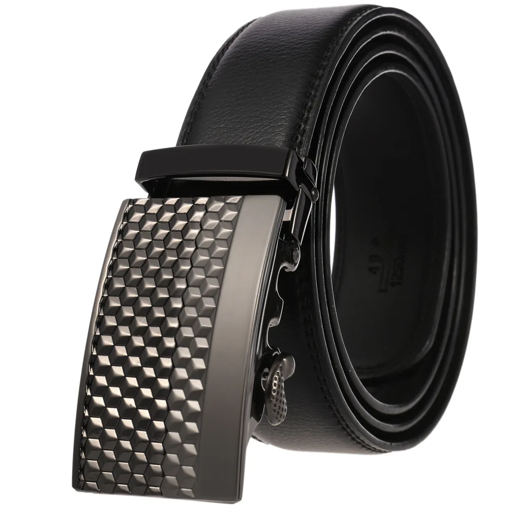 

New Famous Brand Belt Men Top Quality Genuine Luxury Leather Belts for Men,Strap Male Metal Automatic Buckle 3.5cm G25-0384-1