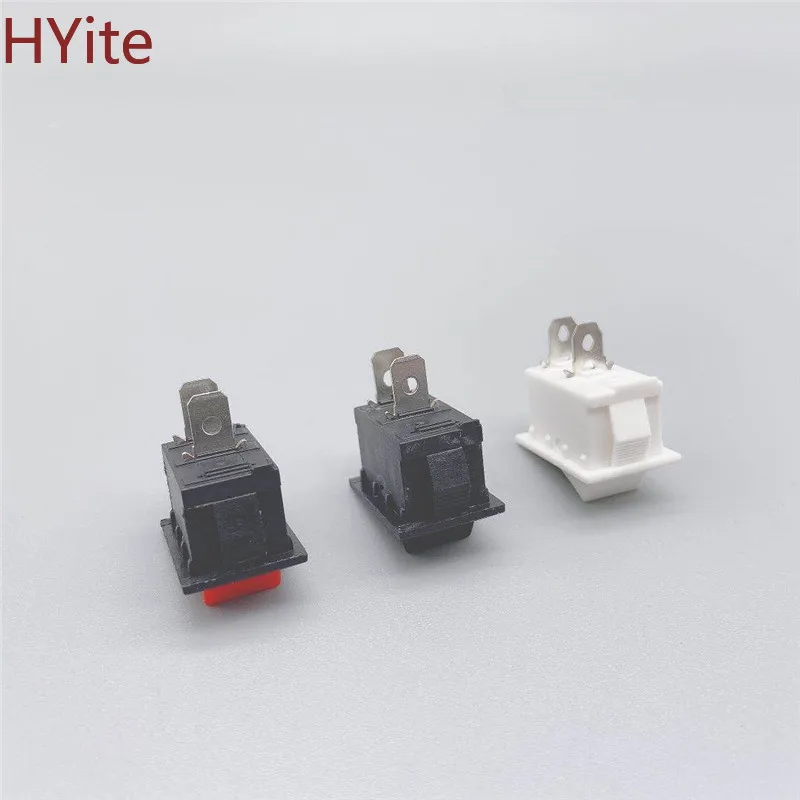 21*15 мм On Off Лодка Автомобильный кулисный переключатель 2Pin 6A/10A 250V/125V AC Кнопка