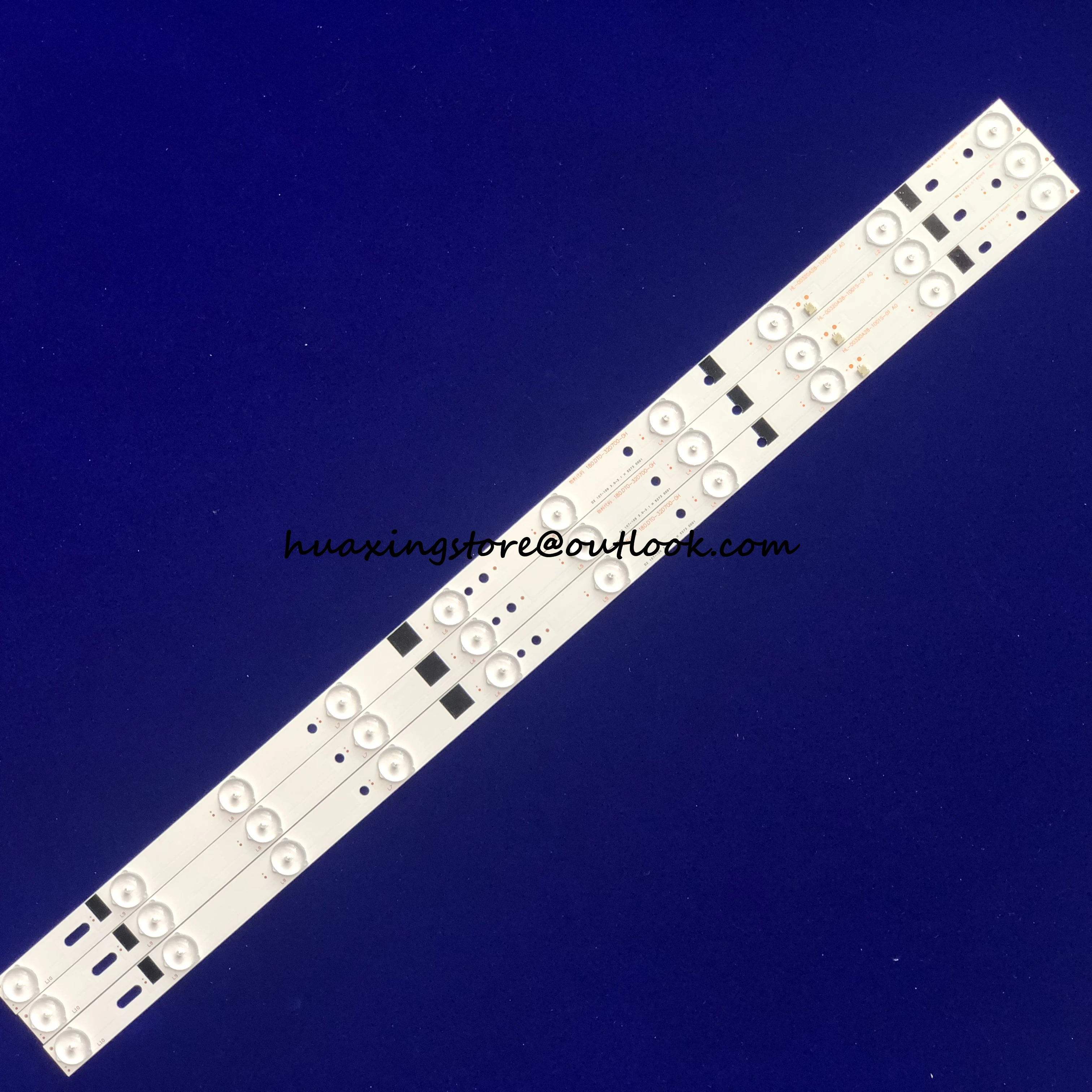 

59CM LED Strip 10 lamps 180.DT0-32D700-0H HL-00320A28-1001S-01 A0 Dexp H32B3100E cx315dledm 303CX320035, ZDCX32D10-ZC21F-01