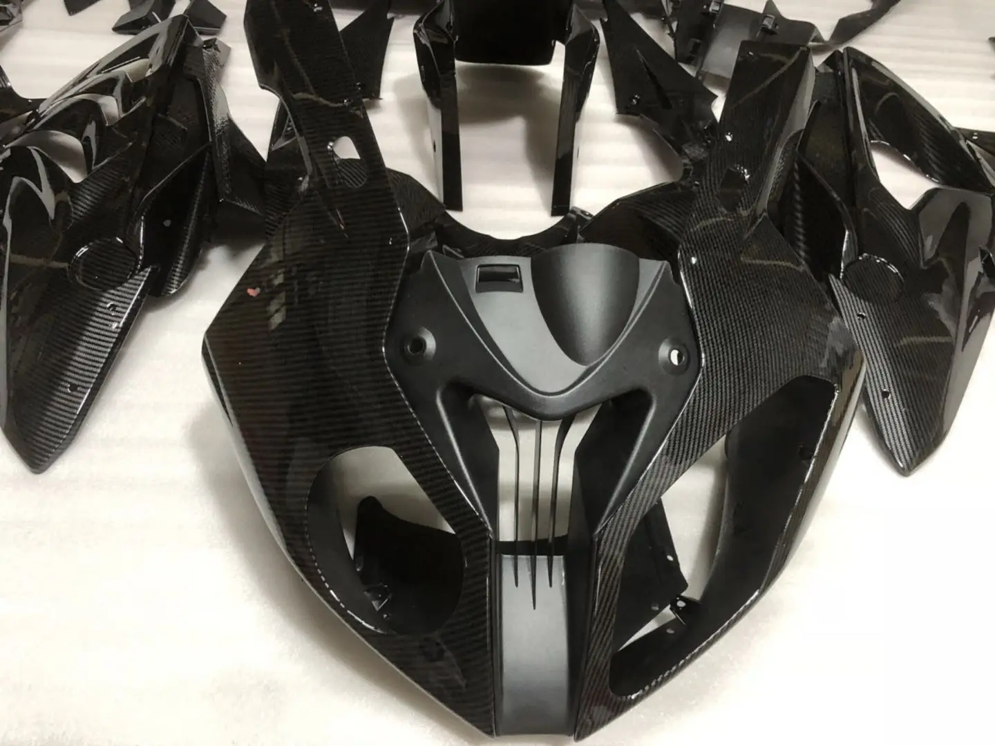 УГЛЕРОДНЫЙ Цвет ABS Пластиковый обтекатель для BMW S1000RR 2009 2014 комплект обтекателей
