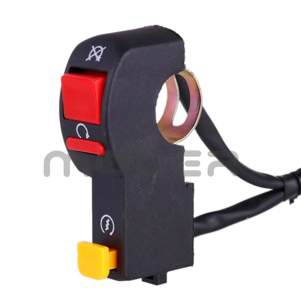 Переключатель Руля Мотоцикла электрический стартер старт &amp Стоп ATV кнопка
