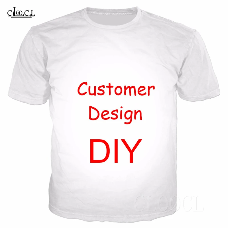 Индивидуальная Футболка с принтом для мужчин/женщин DIY 3D печать собственное