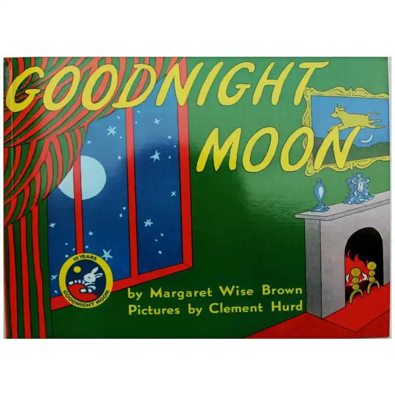 

Goodnight Moon от маргариты, мудрый коричневый, Обучающая книга с изображениями на английском языке, обучающая карточка, книга с рассказами для де...