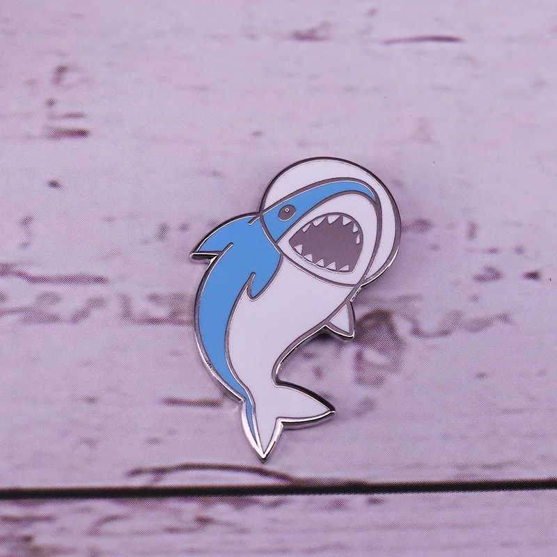 Синяя Китовая брошь милая Брита для моря булавка рыбка|Броши| |