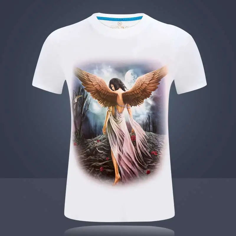 Мужская футболка с коротким рукавом модная уличная одежда 3D принтом|Мужские