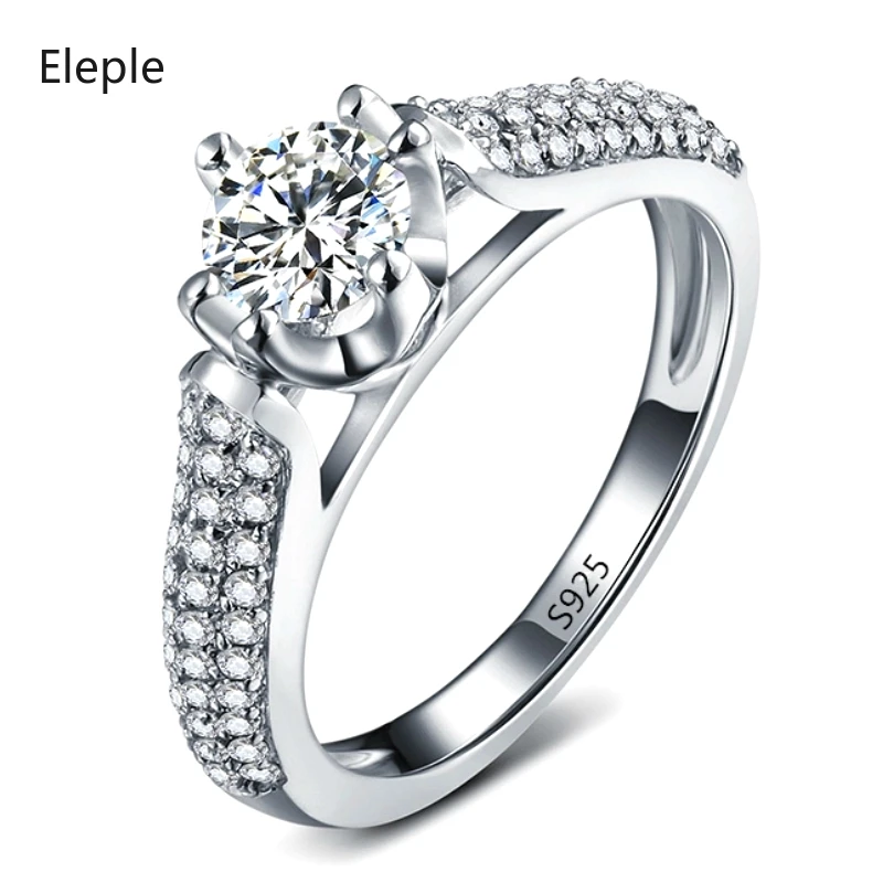 Элегантные Свадебные обручальные кольца для женщин Романтические Классические