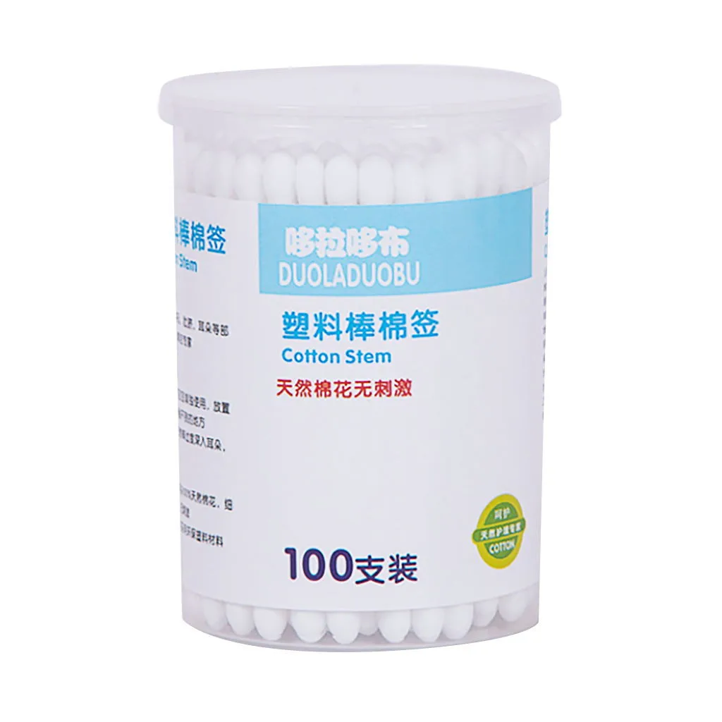 100 шт одноразовые ватные палочки гигиеническая палочка для красоты здоровья