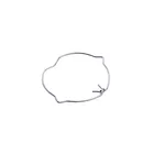 FUMAO светильник Кронштейн Кубок кольцо для карт, лампа от производителя удерживающей пружиной клип серьги, браслет, кольцо MR16 GU10 Точечный светильник вниз светильник