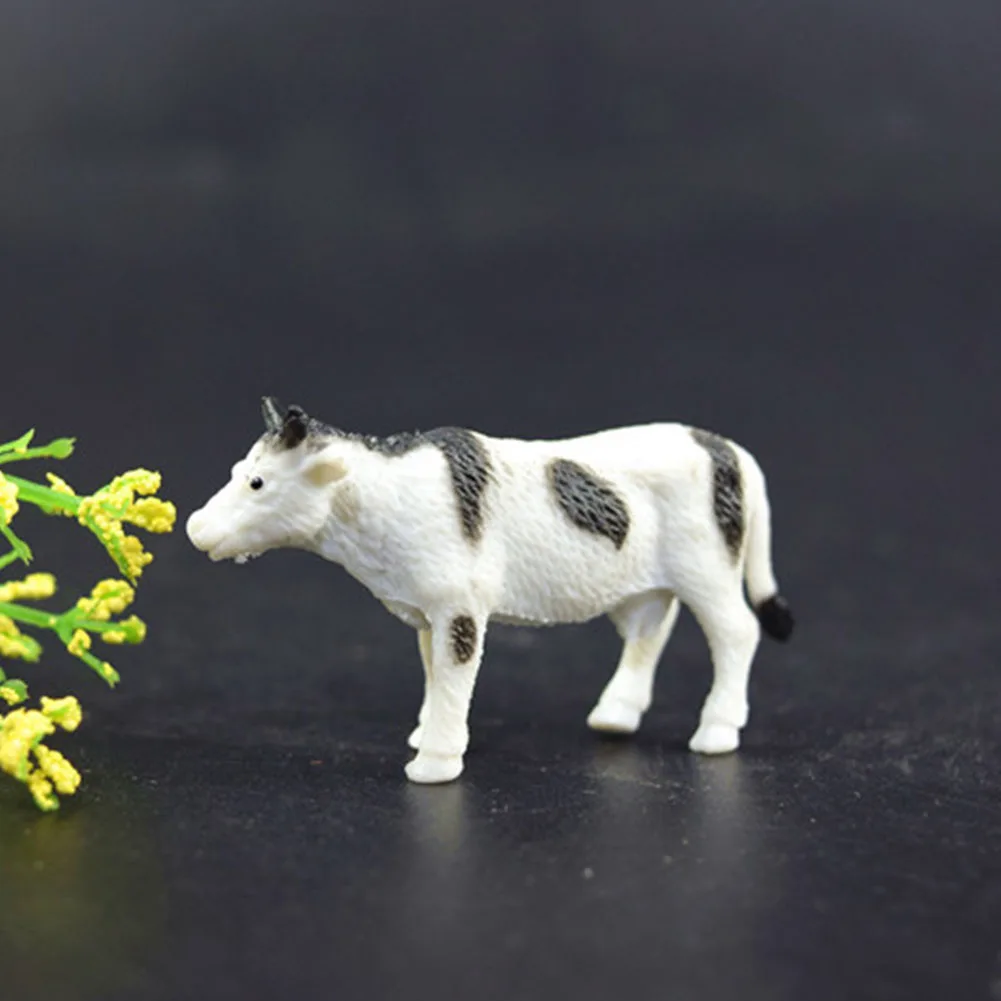 12 шт./компл. фермерская игрушка пластиковая Смешанная собака кошка корова для