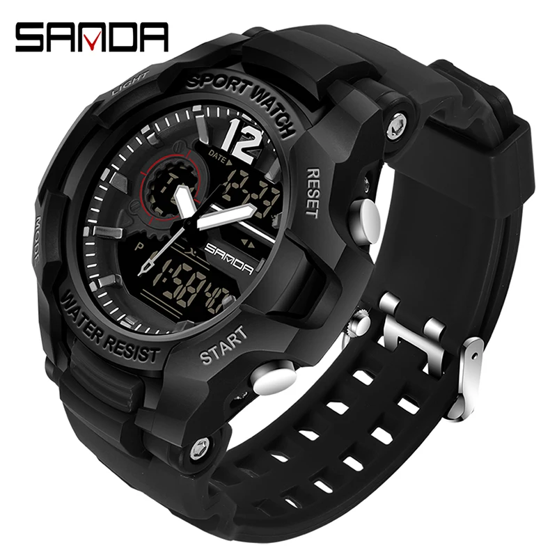 

Fashion Clock Digital Watch Men Waterproof Watches LED Shock Electronic Military Sports Watch Male Wristwatches Relogio Reloj
