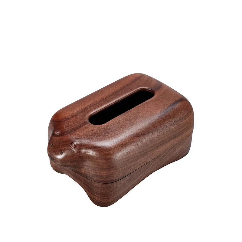 Деревянная коробка для салфеток миниатюрные фигурки животных домашний бумажный