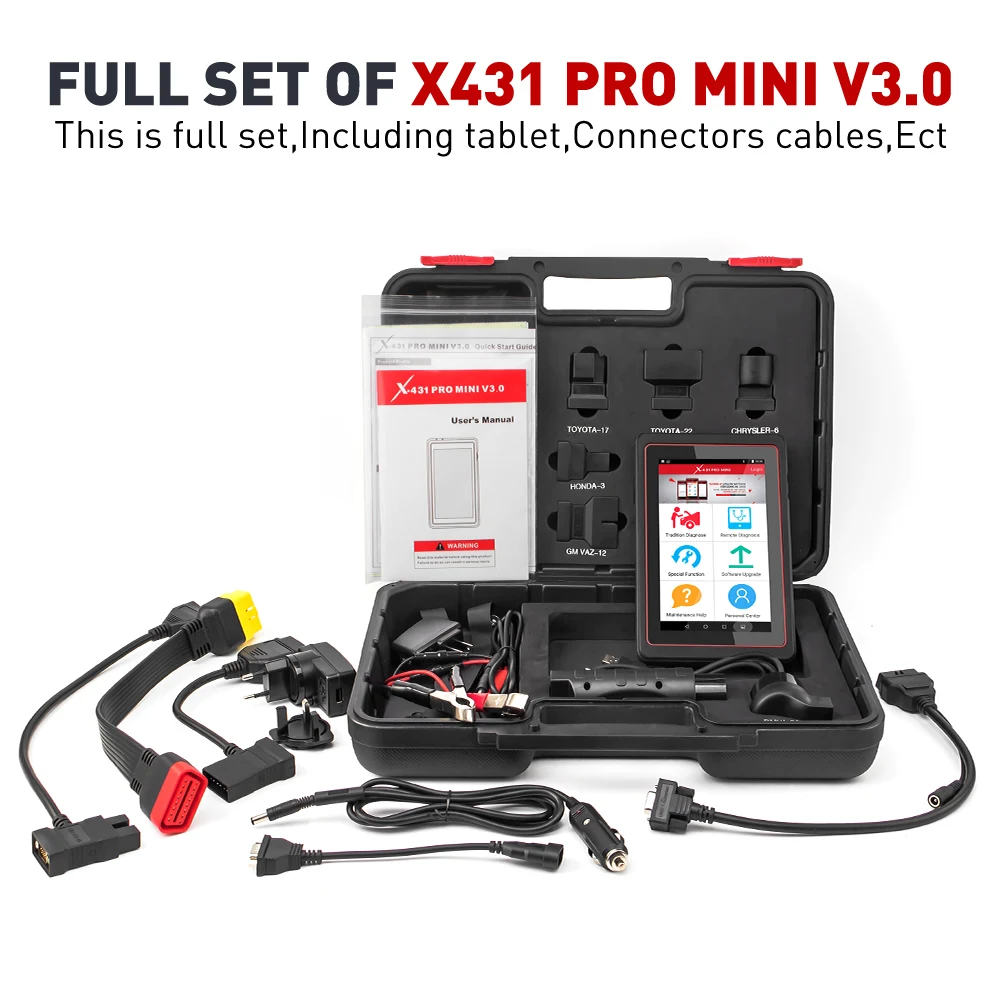 Launch X431 Pro Mini автоматический диагностический инструмент поддержка полной системы