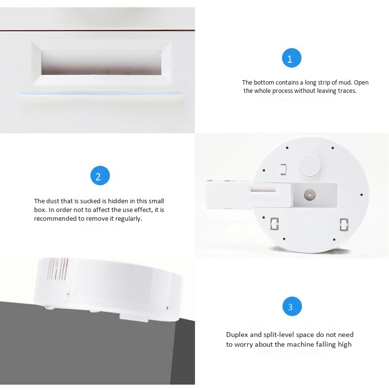 Интеллектуальный автоматический подметальный робот бытовой USB Перезаряжаемый