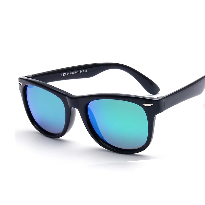 Трендовые Детские поляризованные солнцезащитные очки с рисовым гвоздем модная