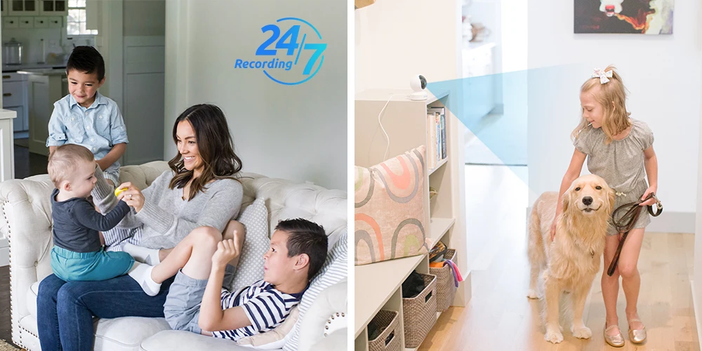 Reolink, 3MP, Full HD, панорамирование/наклон, wifi камера, белый, детский монитор, 2,4G, домашняя, для безопасности, видео, IP камера E1