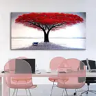 Mintura ручная роспись Красная планета на холсте Современные абстрактные настенные картины для гостиной домашний декор