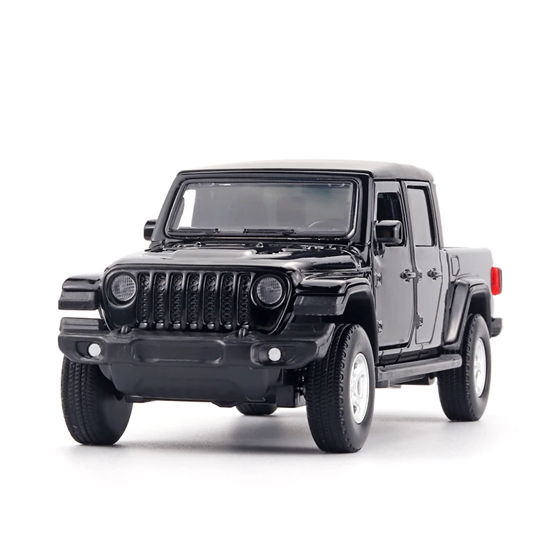 

Модель автомобиля Jeep Gladiator из металлического сплава, подарок на день рождения для детей, литой игрушечный автомобиль, миниатюрное коллекцио...