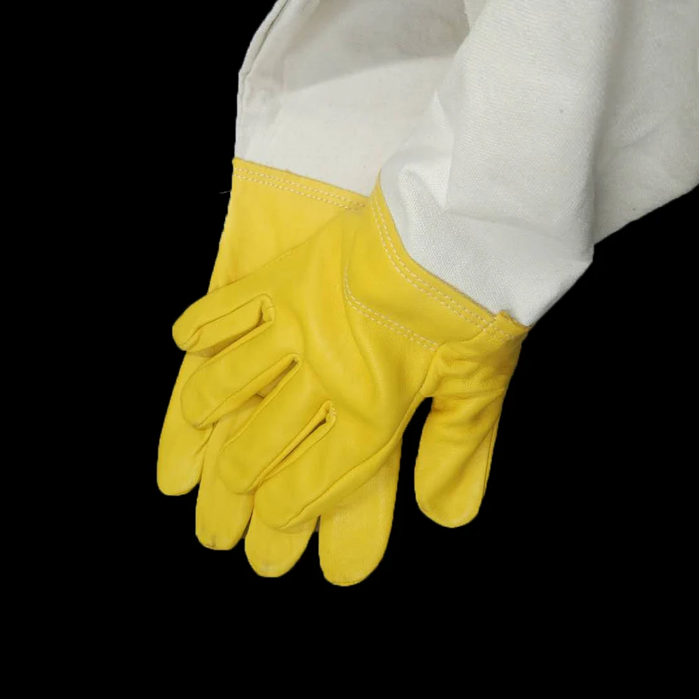 Пчеловодство пчелиный улей перчатки пчелиная защита овчины guantes apicultura luvas с длинным рукавом перчатки для дома садовое оборудование