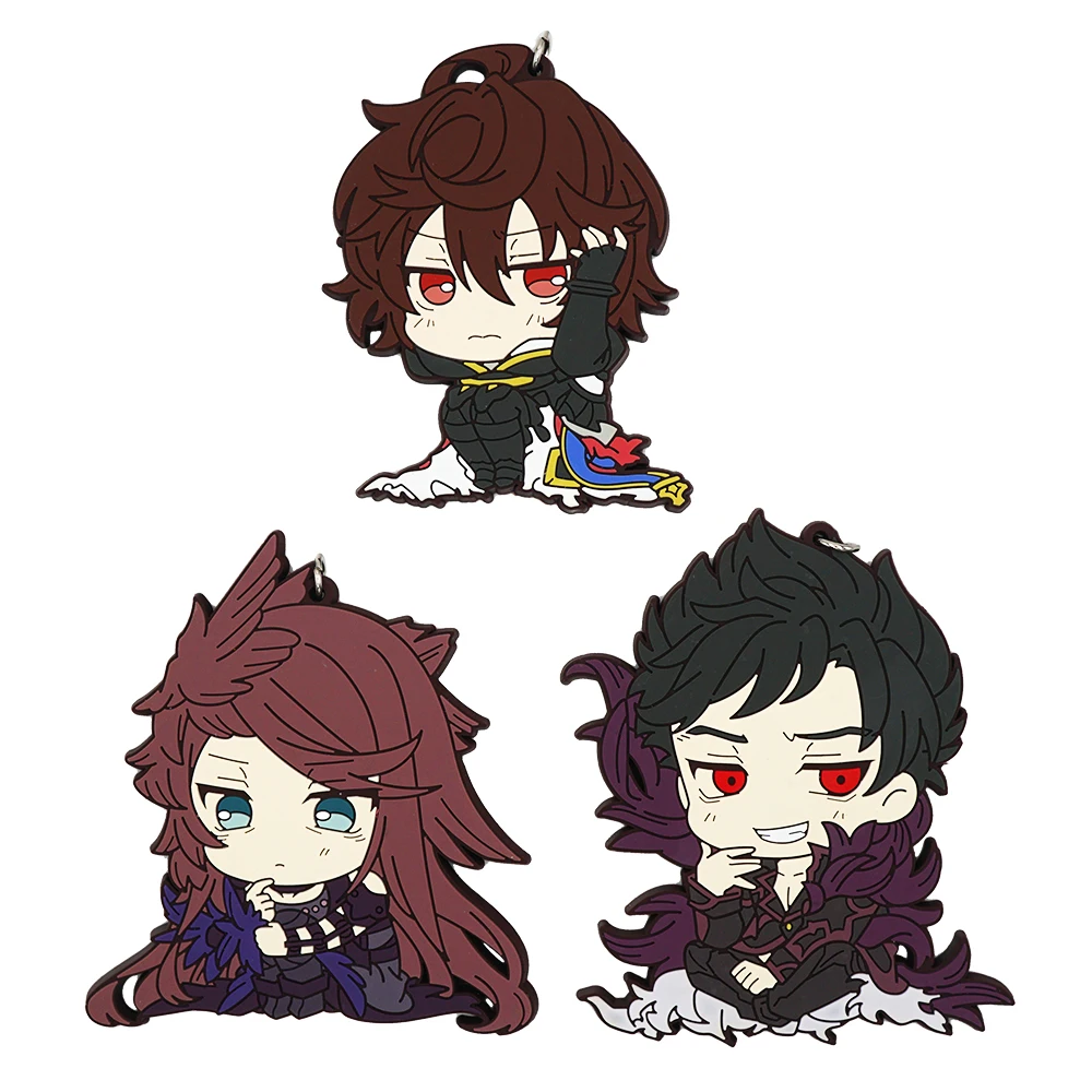 Granblue фантазия брелок с рисунком из игры аниме сандалфон Belial Санни Милк резиновый