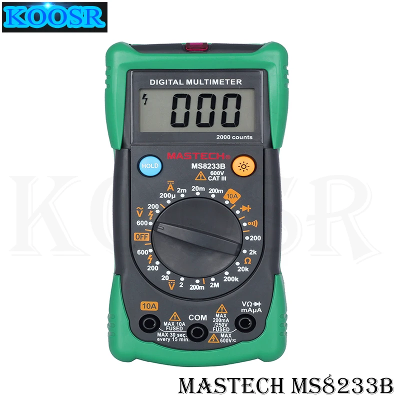 Профессиональный Цифровой Мультиметр MASTECH MS8233B DMM измеритель напряжения