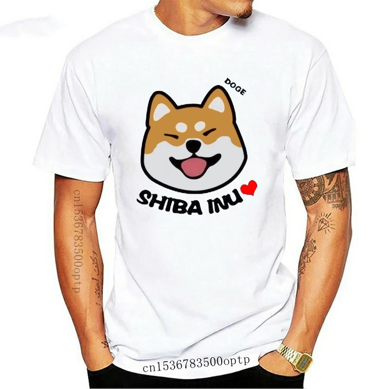 

Новинка, милая хлопковая Футболка Doge Сиба ину собаки щенка для мужчин и женщин, Повседневная футболка для косплея, 100% хлопок, мужские футбол...