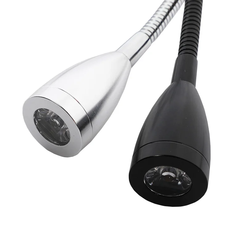 Гибкая трубка 3 Вт светодиодный настенный светильник прикроватная лампа