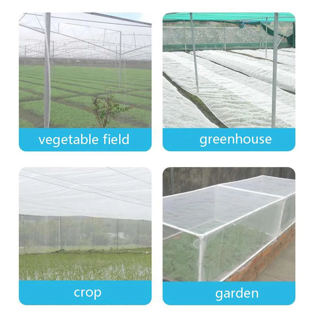 Fence Vegetables Fruit Flowers Large Garden Crop Plant Protection Nets Greenhouse Bird Pest Insect Mesh Protective Net | Дом и сад