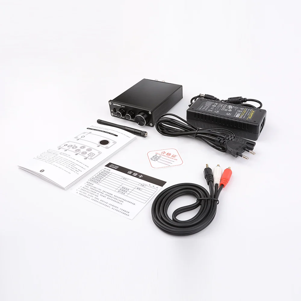 AIYIMA TPA3116D2 Bluetooth 4,2 усилитель мощности 50Wx2 стерео TPA3116 цифровой усилитель звука мини домашний аудио усилитель - Цвет: Amplifier EU Plug