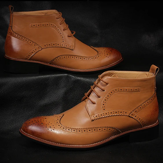 Мужская обувь дышащие мужские туфли из супер-волокнистой кожи классические