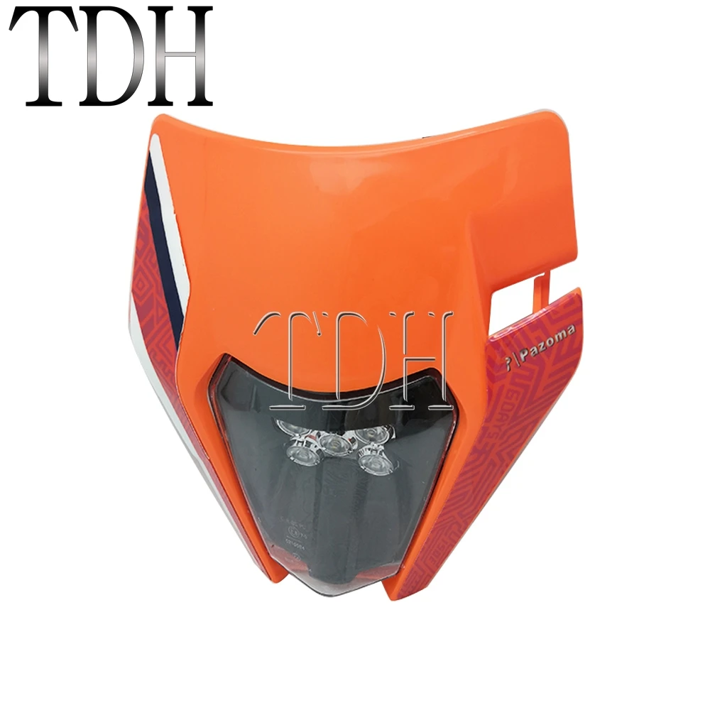 Motocross Motorcycle LED Headlight Headlamp For 125/150/250/300/350/450/530 Six Day SX XC EXC FC FE TE TC FX Enduro Dirt Bike |