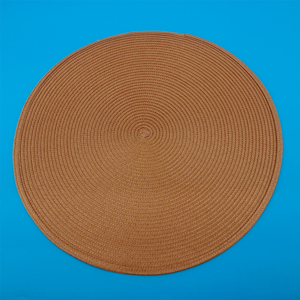 New Color Knitted by Cotton Thread PP Round Placemat Tischset Plakedo Tovagliette Brikker Tabletit Plata for Dining Table