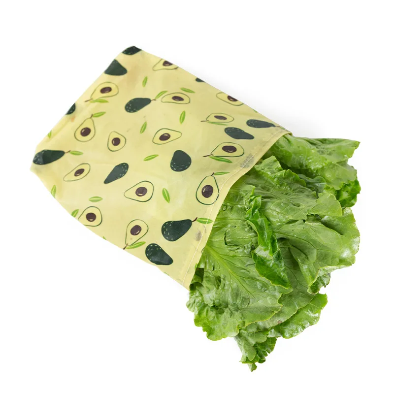 

3 PCS Beeswax Wrap Bag Set Reusable Food Wraps Eco Food Storage Bees Wrap Food Storage Containers
