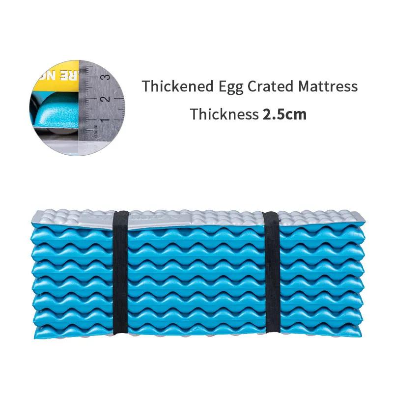 Naturehike 2 5 см утолщенная алюминиевая мембрана складной кемпинг влагостойкий Pad Egg