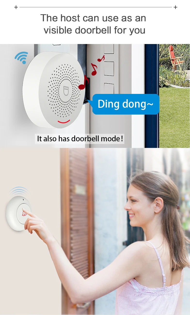 sem fio 433mhz alarme segurança do assaltante