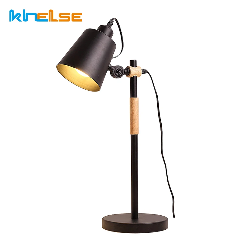 220 В светодиодный настольный светильник с E27 лампочкой современный простой