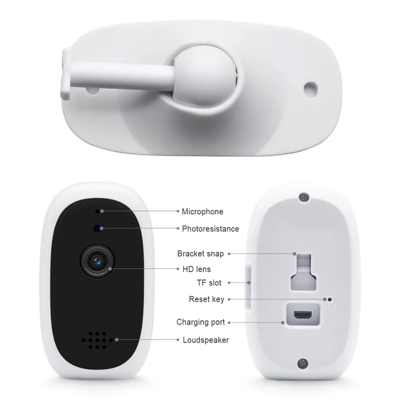 Камера видеонаблюдения HD 720P беспроводная облачная Wi Fi IP монитор безопасности для