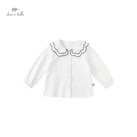 db20542 dave bella autumn fashion baby girls solid shirts infant toddler tops children high quality clothes