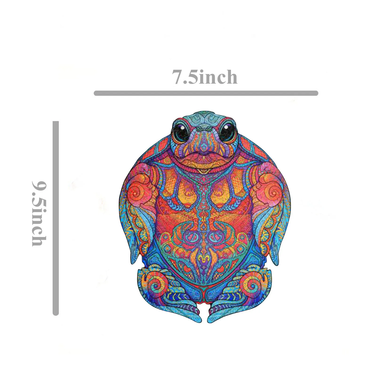 

130 pieces Tortoise 3D irregular Shape wooden puzzle Toys Adult Children Jigsaw Puzzle Game Kids Educational Toy