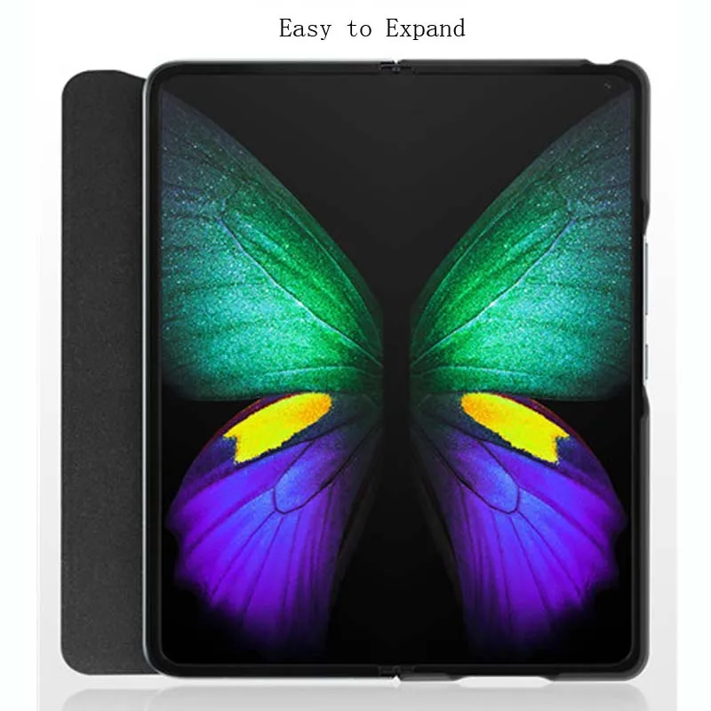 

JDBLE Luxury Genuine Leather Flip Protective Shell Back Cover For Samsung Galaxy Z Fold 2 W21 5G Phone Shockproof Case HA023