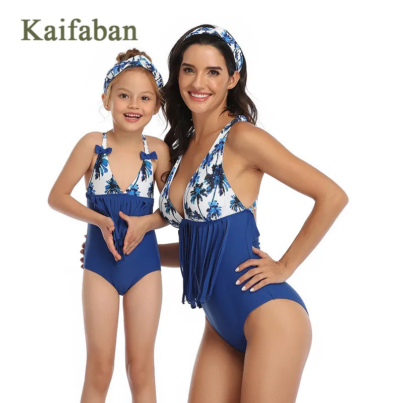 Женский Монокини бикини с высокой талией кисточками и бантом Ретро стиль