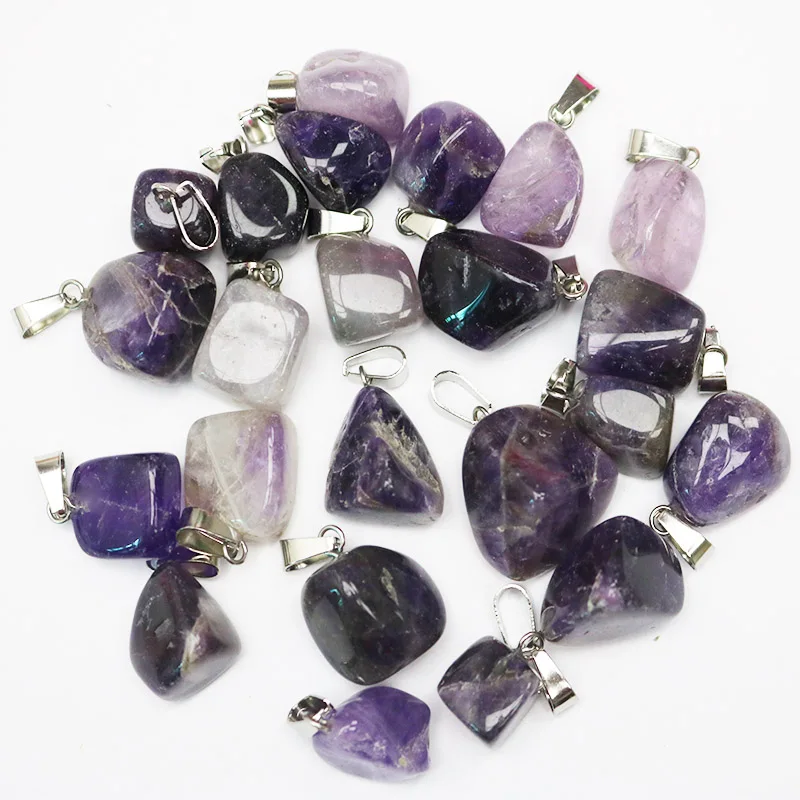 Исцеление Кристалл Камень неправильная Форма подвески из натурального камня